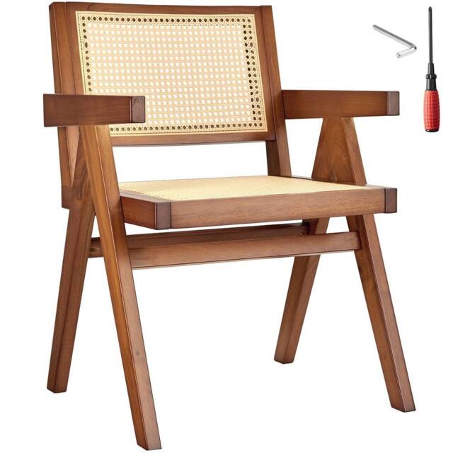 tectake Dining Chair Lizzy Per Piece - Dark Oak in Dark Brown - Size: 1 Pack - image 1