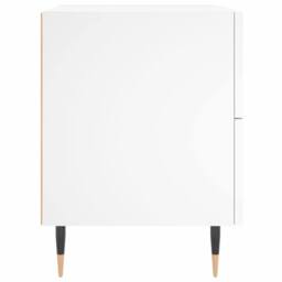 Berkfield Home Modern Bedside Cabinets 2 pcs White 40x35x47.5 cm Engineered Wood - thumbnail 7