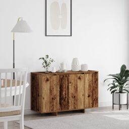 Berkfield Home Brown Sideboard Old wood Wood 120 x 41 x 75 cm Sideboard - thumbnail 1