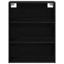 Berkfield Home Hanging Wall Cabinet Black Oak 69.5 x 32.5 x 90 cm - thumbnail 5