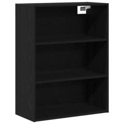 Berkfield Home Hanging Wall Cabinet Black Oak 69.5 x 32.5 x 90 cm - thumbnail 3