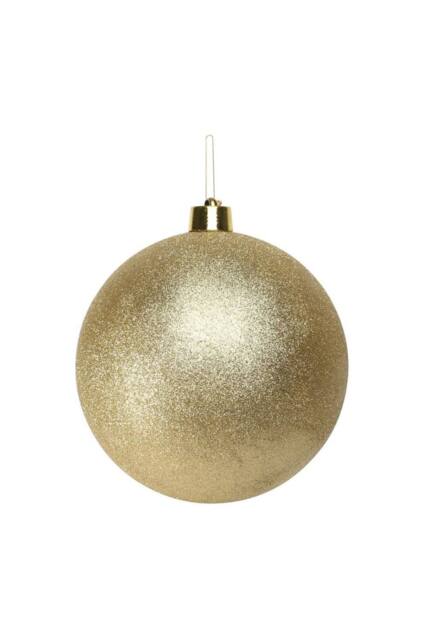 KDMD Gold Glitter Shatterproof Bauble x1 30cm - image 1
