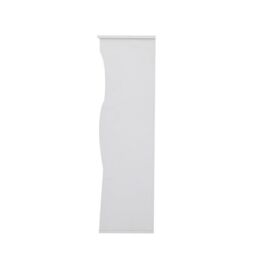 Home Source Painted Wall Mounted Shelves 3 Book Shelves Ideal for Kitchen Bathroom in White - thumbnail 4