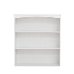 Home Source Painted Wall Mounted Shelves 3 Book Shelves Ideal for Kitchen Bathroom in White - thumbnail 3