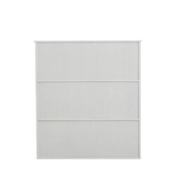 Home Source Painted Wall Mounted Shelves 3 Book Shelves Ideal for Kitchen Bathroom in White - thumbnail 5
