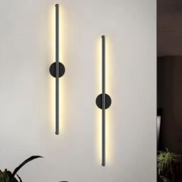 SPETLEK Long Decor Light Sconce Dimable USB Long Strip Exterior Light LED Wall Light UK in Black - thumbnail 5