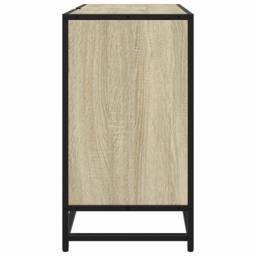 Berkfield Home Bathroom Sink Cabinet Sonoma Oak 65x33x60 cm Engineered Wood in Tan - Size: 65 x 33 x 60 cm - thumbnail 6