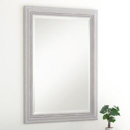 Yearn Mirrors Yearn Distressed White Framed Wall Mirror 116x90.5cm - Size: 116x90.5 cm - thumbnail 4