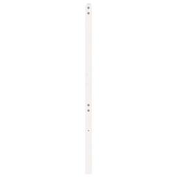Berkfield Home Beautiful Bed Headboard White 156x4x100 cm Solid Wood Pine - Size: 156 x 4 x 100 cm - thumbnail 5