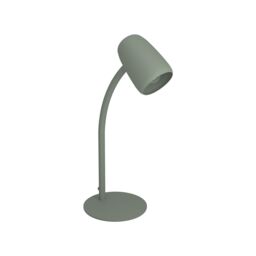 Eglo Carlo Modern Steel Flexible Desk Lamp, Green - thumbnail 2