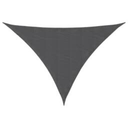 Berkfield Home Sunshade Sail Oxford Fabric Triangular 3x4x4 m Anthracite in Charcoal - thumbnail 3