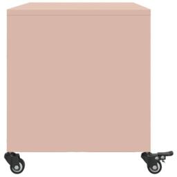 Berkfield Home TV Cabinet Pink 68x39x43.5 cm Steel - thumbnail 7