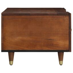 Berkfield Home Coffee Table 100x54x40 cm Solid Wood Mango in Brown - Size: 100 x 54 x 40 cm - thumbnail 4