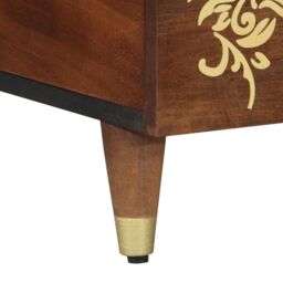 Berkfield Home Coffee Table 100x54x40 cm Solid Wood Mango in Brown - Size: 100 x 54 x 40 cm - thumbnail 8
