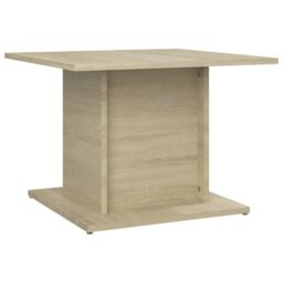 Berkfield Home Coffee Table Sonoma Oak 55.5x55.5x40 cm Engineered Wood in Beige - thumbnail 2
