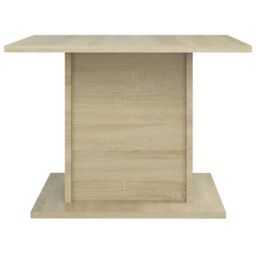 Berkfield Home Coffee Table Sonoma Oak 55.5x55.5x40 cm Engineered Wood in Beige - thumbnail 6