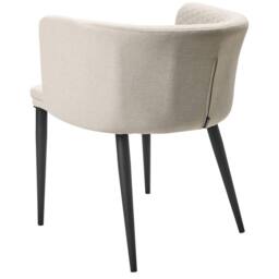 Wyld and Coco Outdoor Living Set 2 Beige Armchairs Olefin Upholstery Powder Coat - thumbnail 6