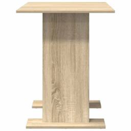 Berkfield Home Dining Table Sonoma Oak 110x60x75 cm Engineered Wood in Beige - Size: 110 x 60 x 75 cm - thumbnail 6