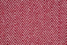New Edge Blinds Hartley Collection Cotton Throw in Red - Size: 127 cm x 152 cm - thumbnail 2