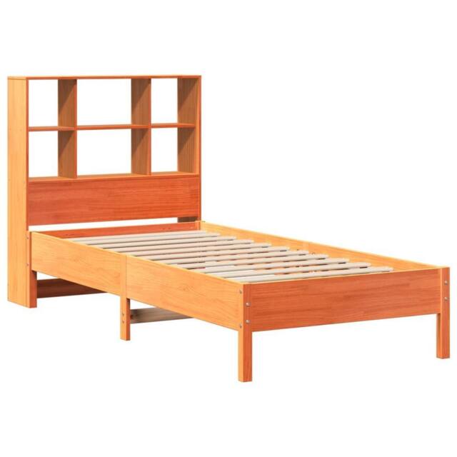 Berkfield Home Decorative Bookcase Bed without Mattress Wax Brown 100x200 cm Sol - image 1