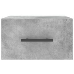 Berkfield Home Wall-mounted Bedside Cabinet Concrete Grey 35x35x20 cm - Size: 35 x 35 x 20 cm - thumbnail 5