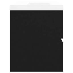 Berkfield Home Sink Cabinet with Built-in Basin Black Engineered Wood - thumbnail 8