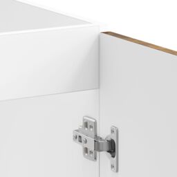 "Berkfield Home Sink Base Cabinet¬†""Porto"" with Sink Smoked Oak 80x46x84, 5 cm¬†Engineered Wood in Brown" - thumbnail 6