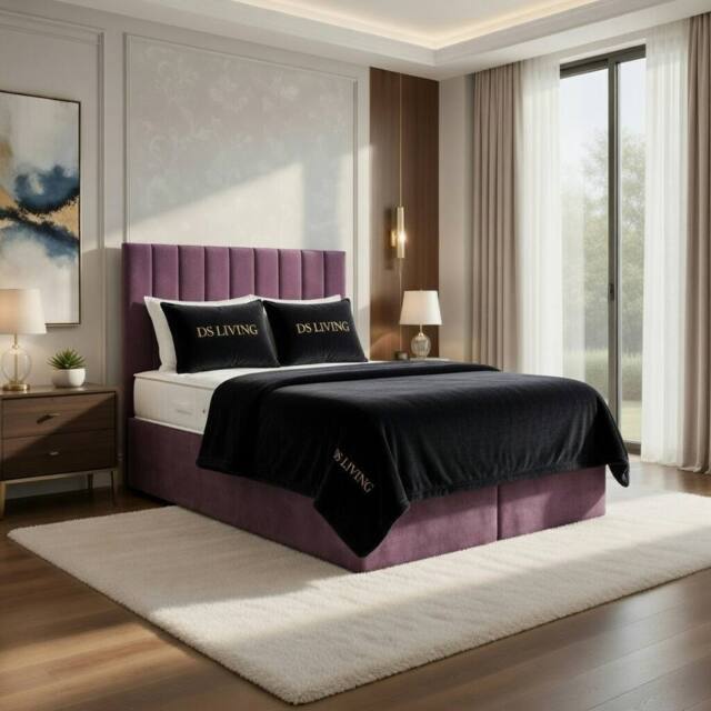 DS Living Aria Pink Ottoman Bed - Size: Single - image 1