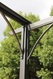 Royalcraft Prague pergola 3.5x3.5m Gazebo in Grey - thumbnail 6