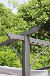 Royalcraft Prague pergola 3.5x3.5m Gazebo in Grey - thumbnail 5