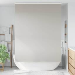 Berkfield Home Shower Roller Blind with Cassette 160x240 cm Fabric Width 156 cm in Grey - thumbnail 3