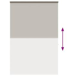 Berkfield Home Shower Roller Blind with Cassette 160x240 cm Fabric Width 156 cm in Grey - thumbnail 5
