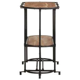 Berkfield Home Console Table 110x42x76 cm Solid Wood Acacia in Brown - Size: 110 x 42 x 76 cm - thumbnail 5