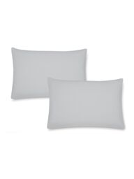 Catherine Lansfield 'Brushed Cotton' Pillowcase Pair in Grey - Size: Standard Pillow Case - thumbnail 3