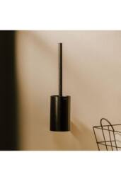 Cosmic Toilet Brush, Wall-mounted, Matt Black, Architect S+ Collection in Jet Black - thumbnail 5