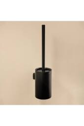 Cosmic Toilet Brush, Wall-mounted, Matt Black, Architect S+ Collection in Jet Black - thumbnail 2