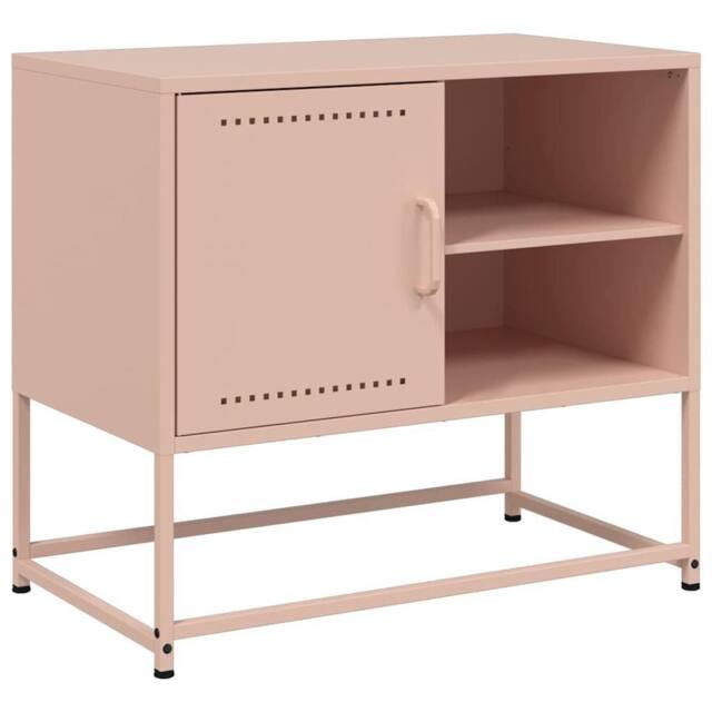 Berkfield Home TV Cabinet Pink 68x39x60.5 cm Steel - image 1