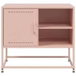 Berkfield Home TV Cabinet Pink 68x39x60.5 cm Steel - thumbnail 6