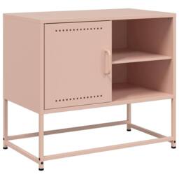 Berkfield Home TV Cabinet Pink 68x39x60.5 cm Steel - thumbnail 1