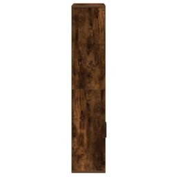 Berkfield Home Bookcase Smoked Oak 60x24x120 cm Engineered Wood in Brown - Size: 60 x 24 x 120 cm - thumbnail 5
