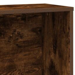 Berkfield Home Bookcase Smoked Oak 60x24x120 cm Engineered Wood in Brown - Size: 60 x 24 x 120 cm - thumbnail 8