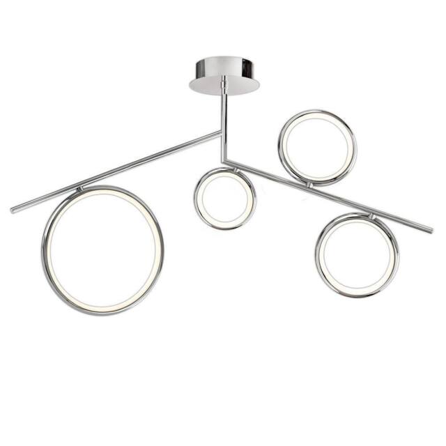 Netlighting Olimpia Ceiling 42W LED 3000K 3150lm IP20 Chrome in Silver - image 1