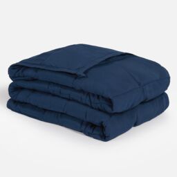 OHS Sensory Sleep Therapy Weighted Blanket in Navy - Size: 125 cm x 180 cm - thumbnail 5
