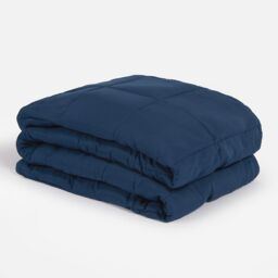 OHS Sensory Sleep Therapy Weighted Blanket in Navy - Size: 125 cm x 180 cm - thumbnail 4