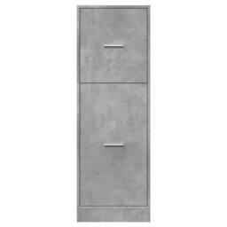 Berkfield Home Apothecary Cabinet Concrete Grey 40x41x118 cm Engineered Wood - Size: 40 x 41 x 118 cm - thumbnail 5