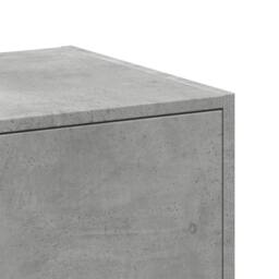 Berkfield Home Apothecary Cabinet Concrete Grey 40x41x118 cm Engineered Wood - Size: 40 x 41 x 118 cm - thumbnail 8