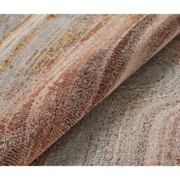 The Rug Shop UK Blush Grey Abstract Jute Backing Easy to Clean Stain-Resistant Rug - Size: 200 cm x 290 cm - thumbnail 7