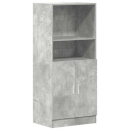 Berkfield Home 2 Piece Kitchen Cabinet Set Concrete Grey Engineered Wood - thumbnail 6