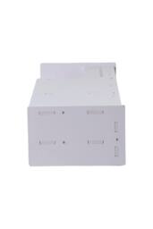 Living and Home White Monitor Stand Riser with 2 Drawers - thumbnail 3
