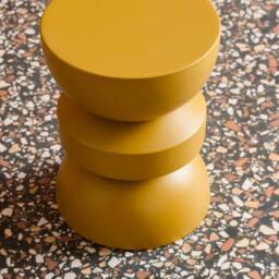 sweeek Side table, end table, nightstand metal in Mustard - thumbnail 6